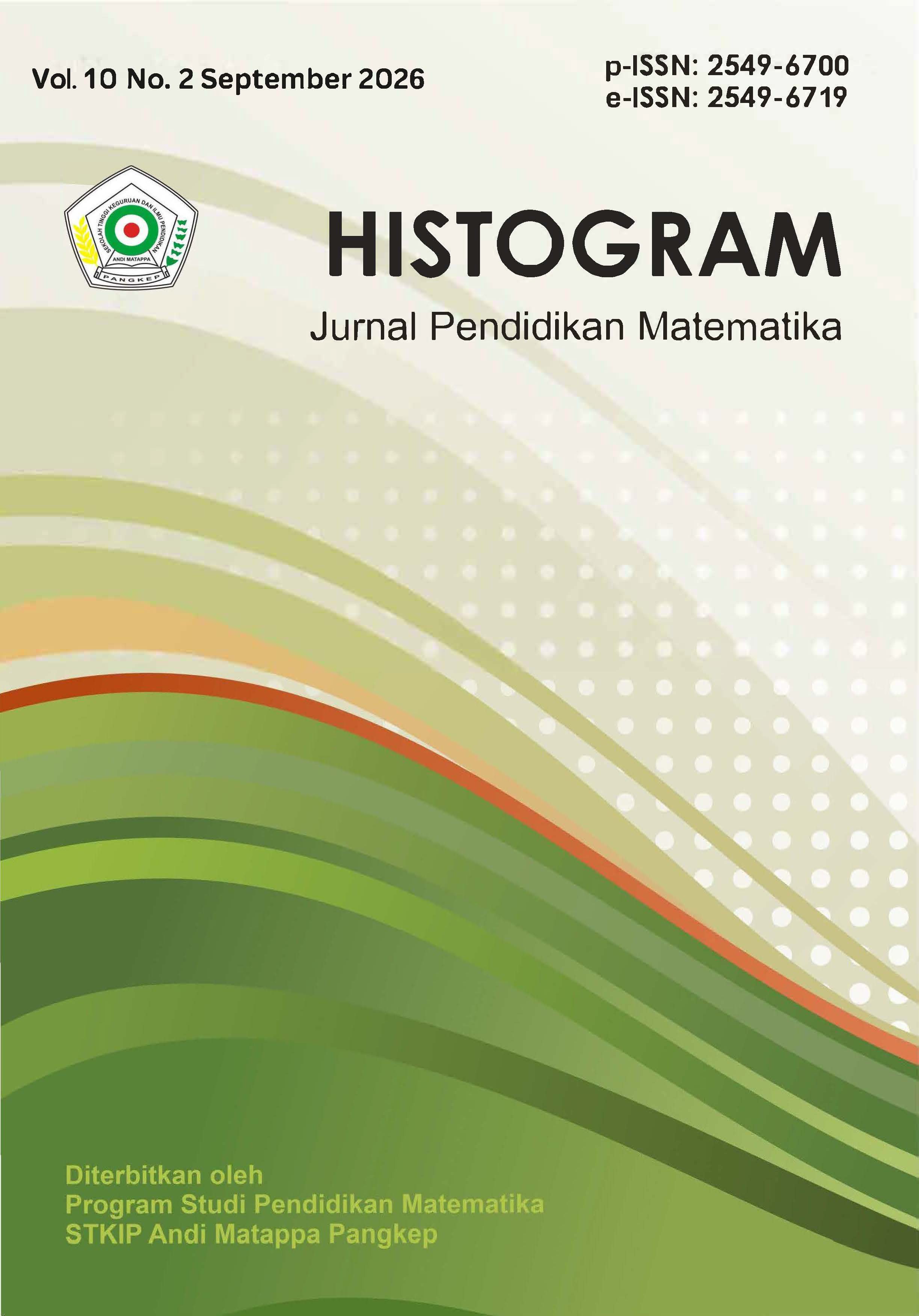 					View Vol. 10 No. 2 (2026): Histogram: Jurnal Pendidikan Matematika
				