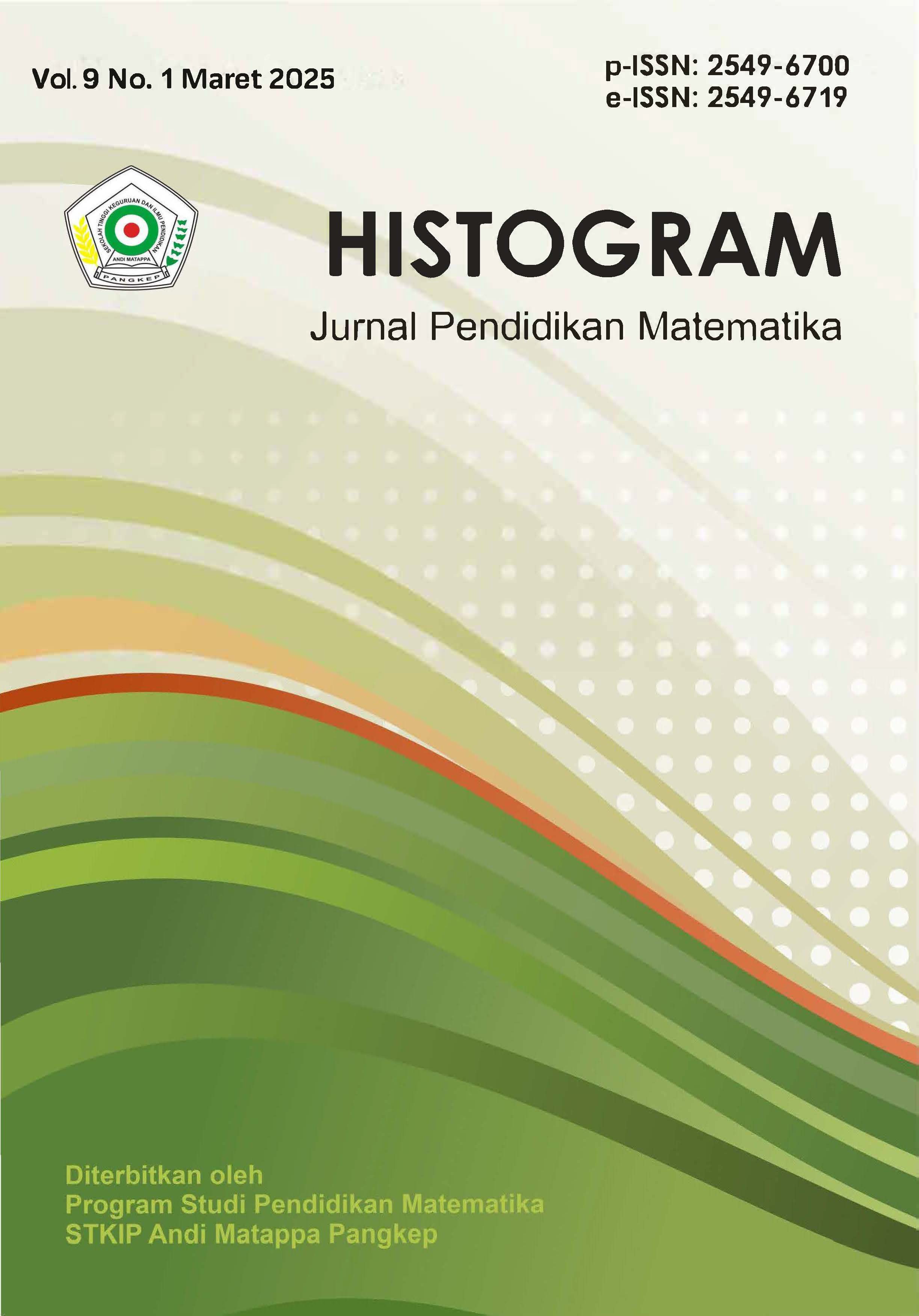 					View Vol. 9 No. 1 (2025): Histogram: Jurnal Pendidikan Matematika
				